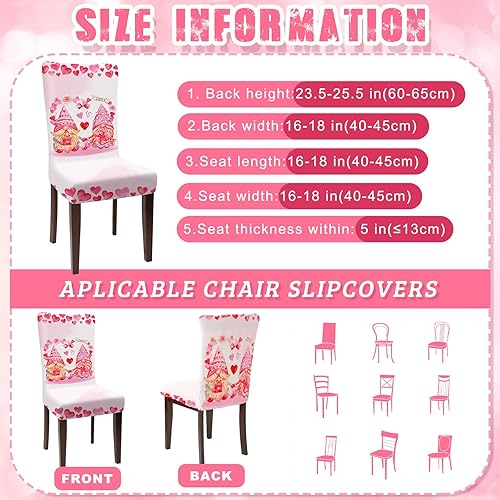 Vista 37 de Preboun Juego de 6 fundas para sillas de otoño, para Acción de Gracias, elásticas, extraíbles y lavables, diseño de calabaza, girasol, hojas