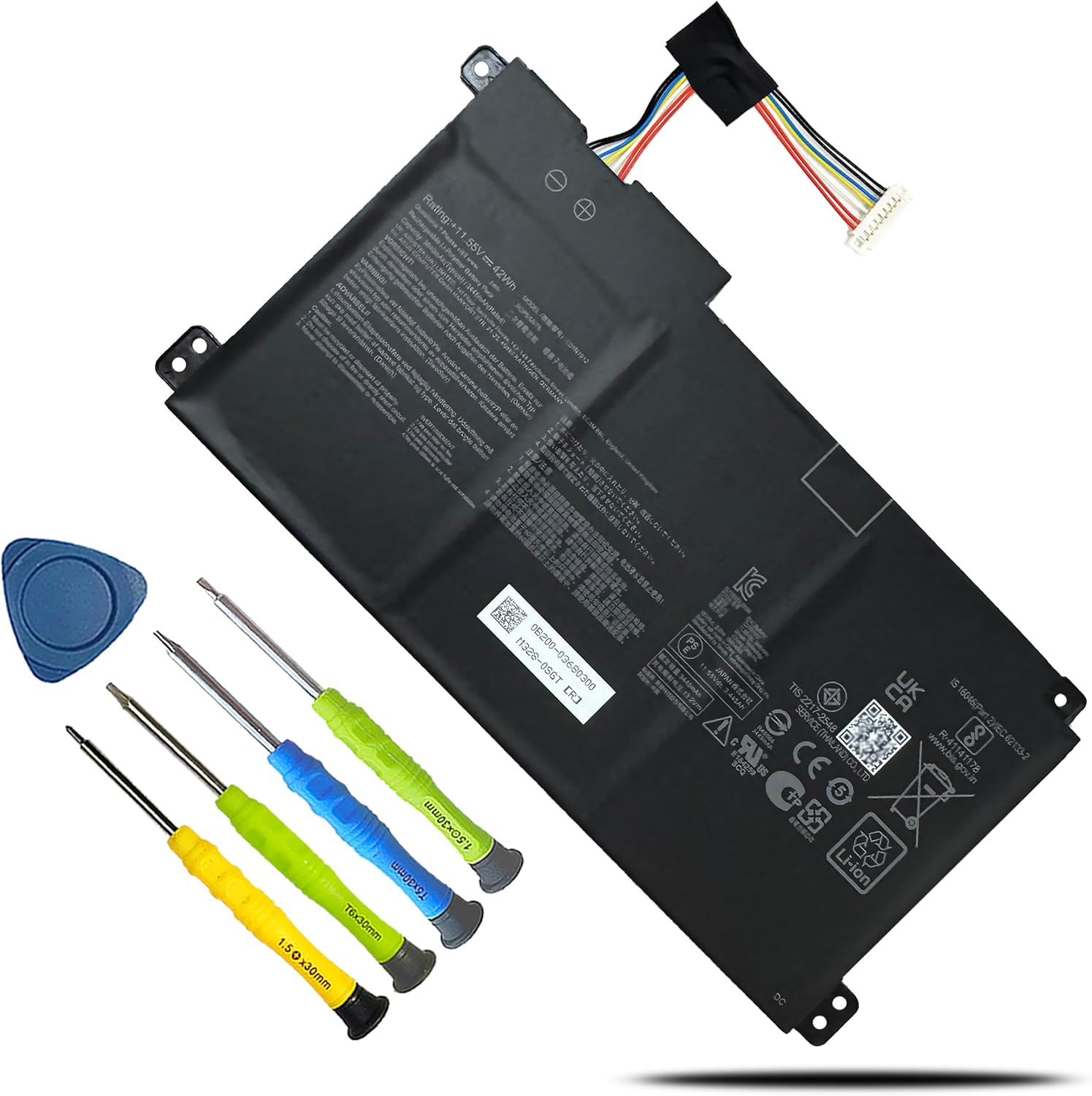 B31N1912 C31N1912 Laptop Battery Compatible with Asus VivoBook 14 e510 l510m l510 e410m e410ma Series Notebook L410M E510KA F414MA L510MA R522MA for asus l510m Battery