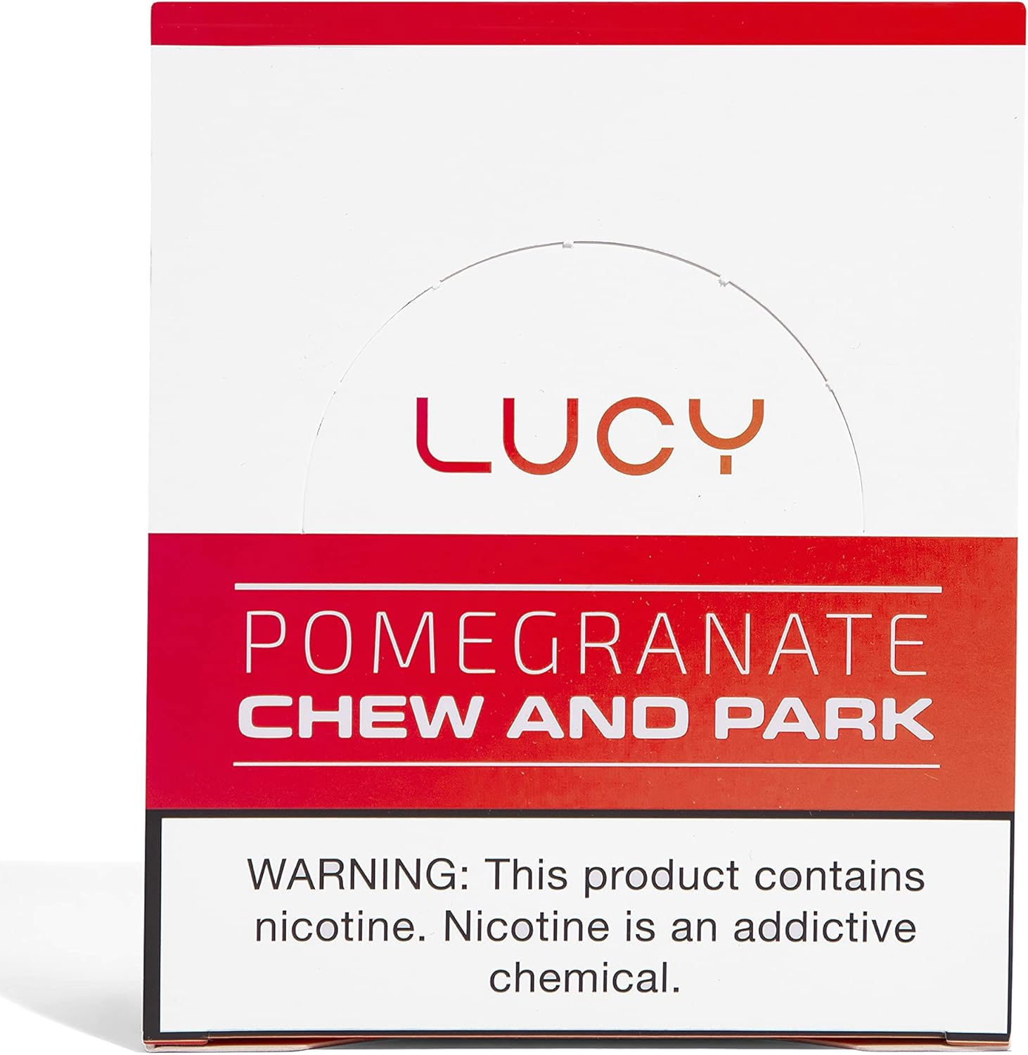 Lucy Chew and Park Nicotine Gum 4mg Pomegranate Flavor 10 Pack, Cleaner Nicotine, Great Taste, Nicotine Alternative, Convenient, Use Anywhere : Health & Household