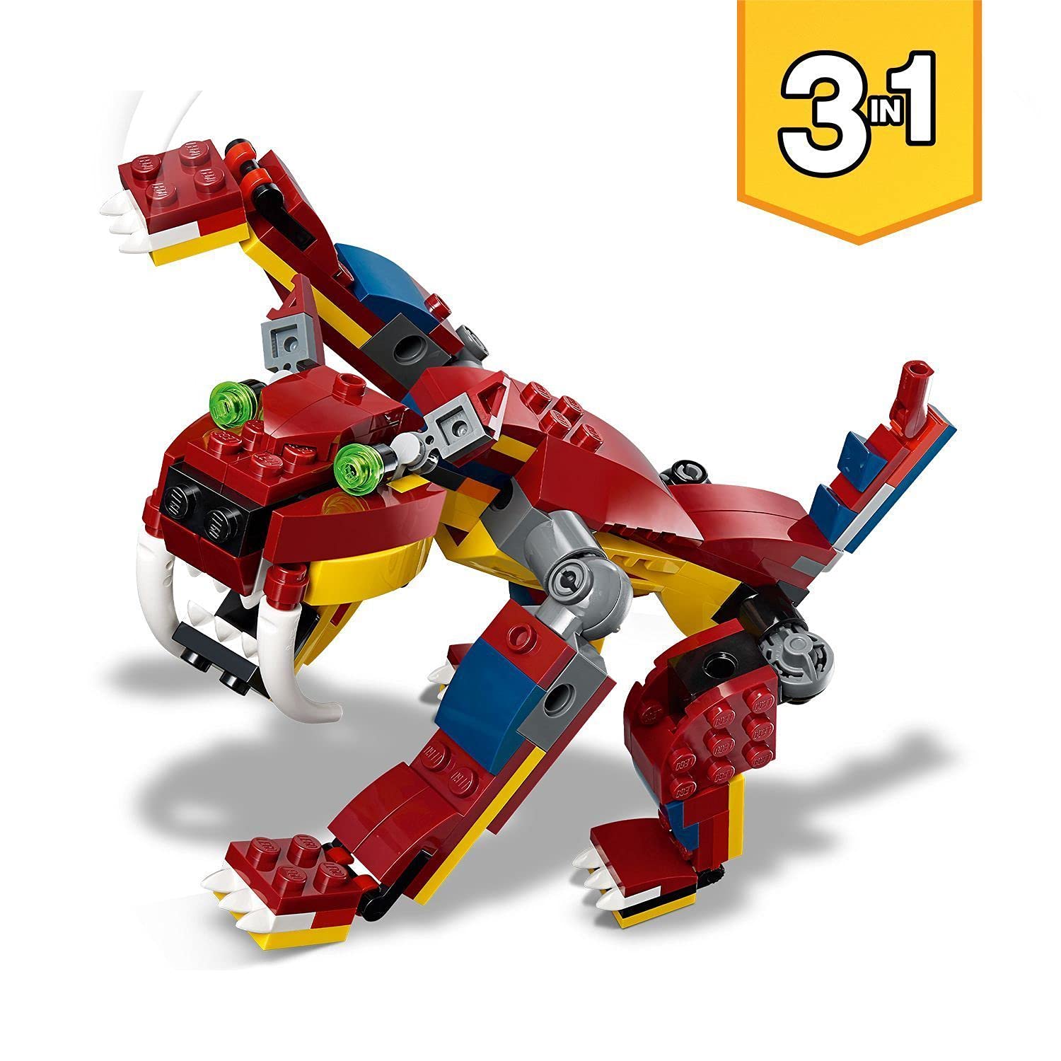 LEGO 31102 Creator 3in1 Fire Dragon, Tiger, Scorpion Building Set