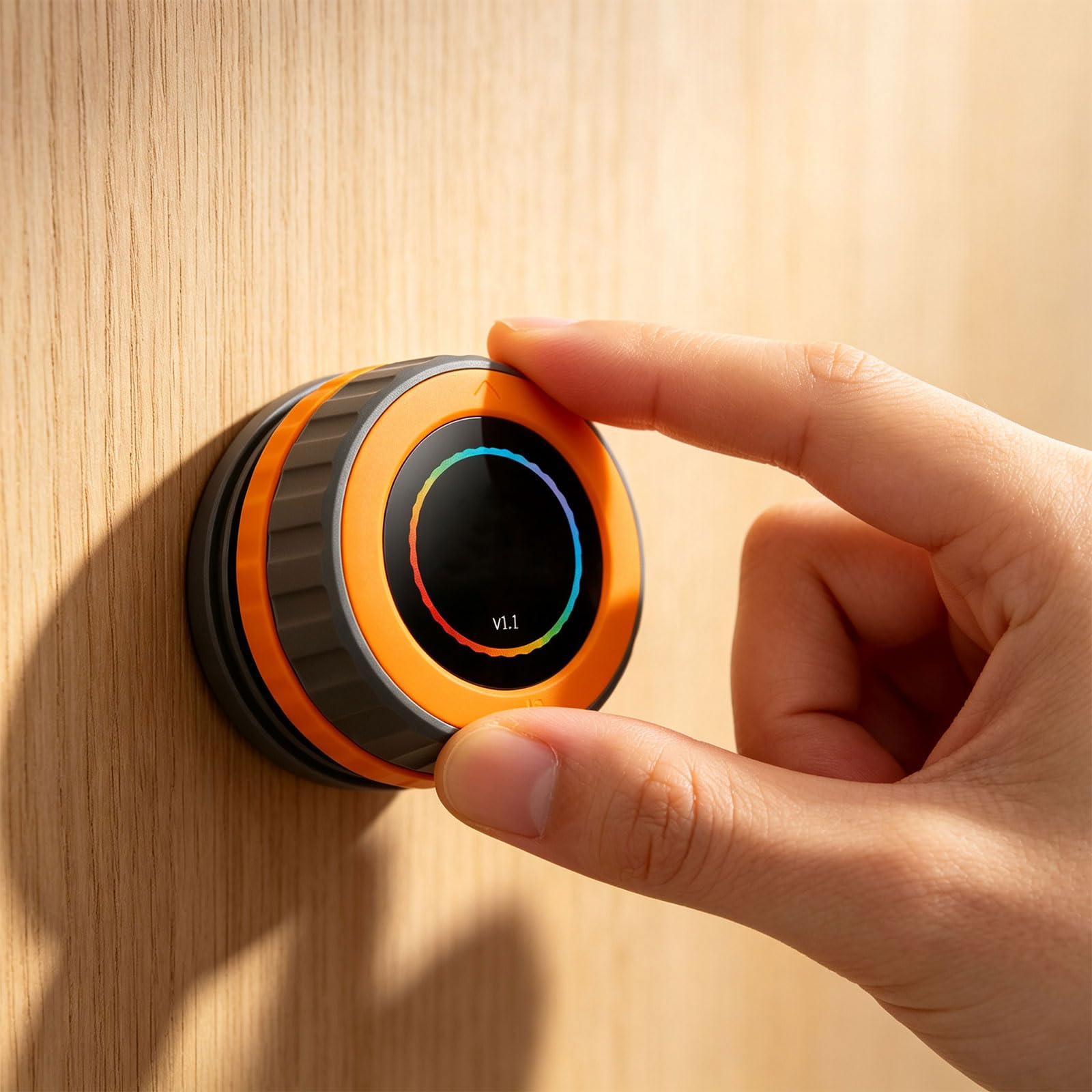 Manopola programmabile con display touch e connessione WiFi