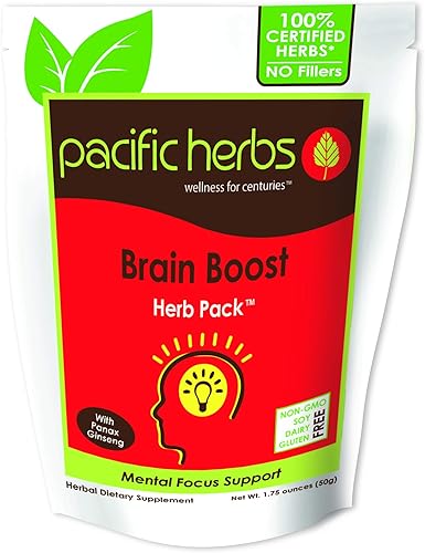 Pacific Herbs Suplemento cerebral natural Extracto de hierbas