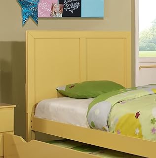 Furniture of America Kolora Youth Headboard, Yellow, Twin