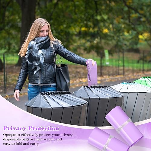 Miniatura 6 de Fulmoon 300 bolsas de eliminación de servilletas sanitarias, bolsas de eliminación de higiene femenina, bolsas de eliminación de tampones, sellos