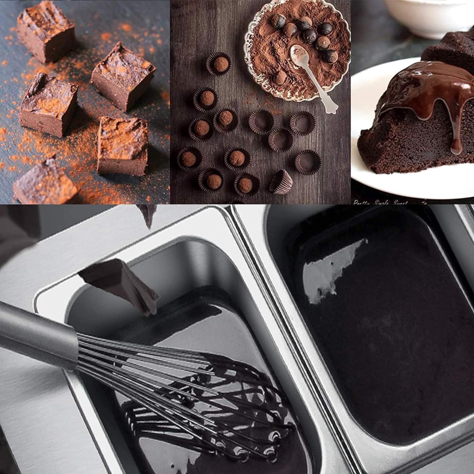Máquina de fusión de chocolate comercial, control de temperatura digital para panadería y tienda de dulces
