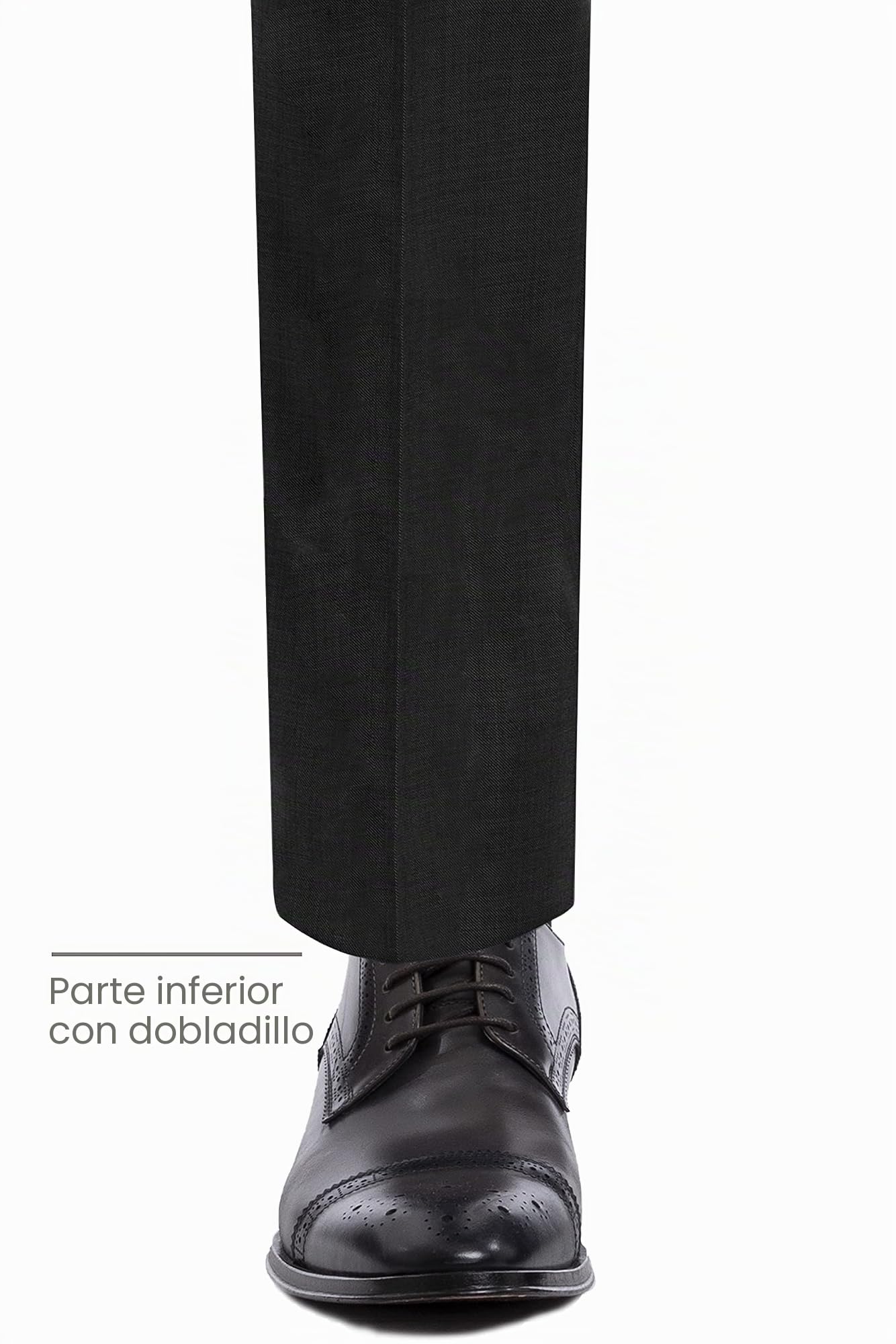 Calvin Klein Traje Ajustado para Hombre, Negro -, 40W x 32L