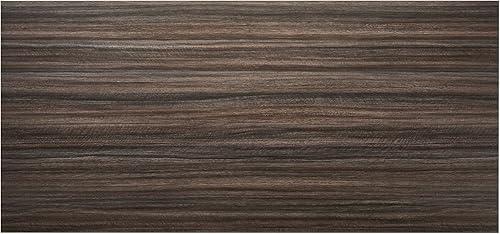 Miniatura 1 de Kaboon Mesa de madera rústica de 60 x 28 pulgadas encimera grande de madera de una pieza para escritorio de pie rectangular uso doméstico o