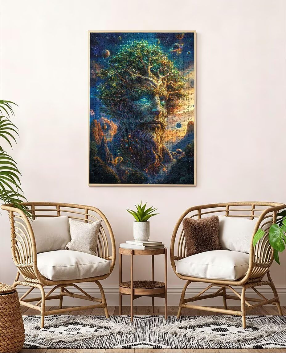 Puzzle 2000 Pezzi Astratto Albero Demone 3D Puzzle per Adulti Impegnativo, Educa Puzzles Artistico, Divertente E Stimolante Puzzles Decorativo per La Famiglia, Regalo e Decorazione Pareti BXHZW6-160