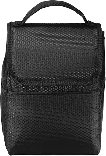 Port Authority Enfriador de bolsa de almuerzo. BG500, negro/negro, OSFA