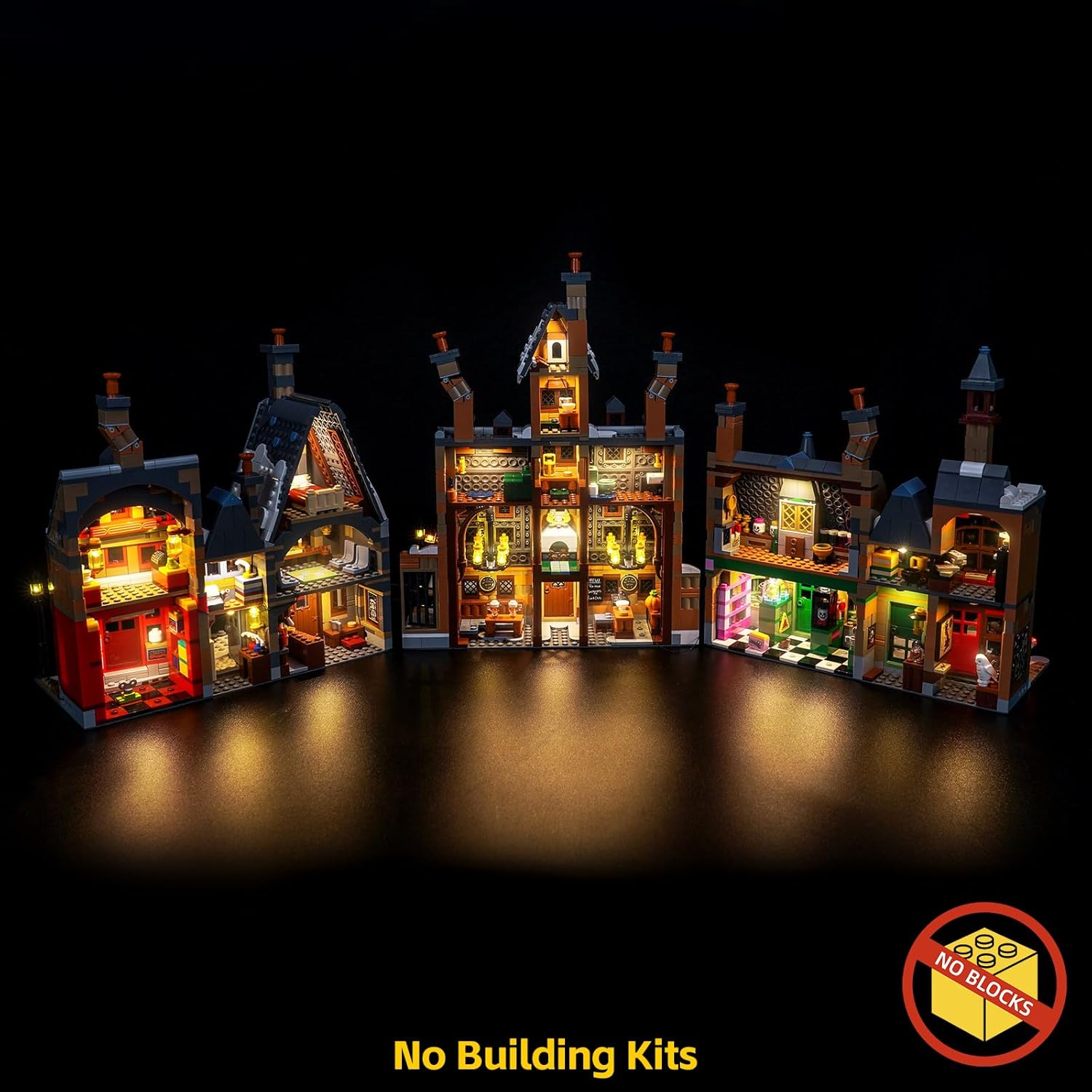 BrickBling LED Light Compatible with Lego Hogsmeade Village – Collectors' Edition, Creative Lighting Compatible with Lego 76457 - Excluding Bricks (Classic Version Light)