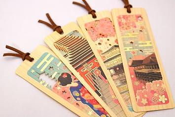 Matsumi Crafts, Wooden Bookmark, Kiyomizuji