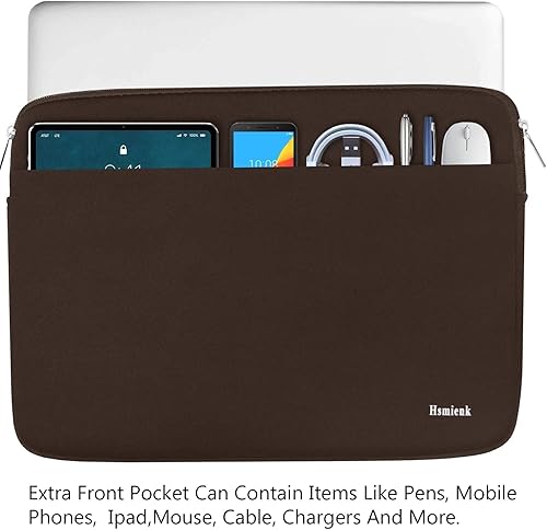 Vista 69 de Funda protectora para portátil de 14 pulgadas, a prueba de golpes, con bolsillo para accesorios, funda duradera para laptop compatible con MacBook