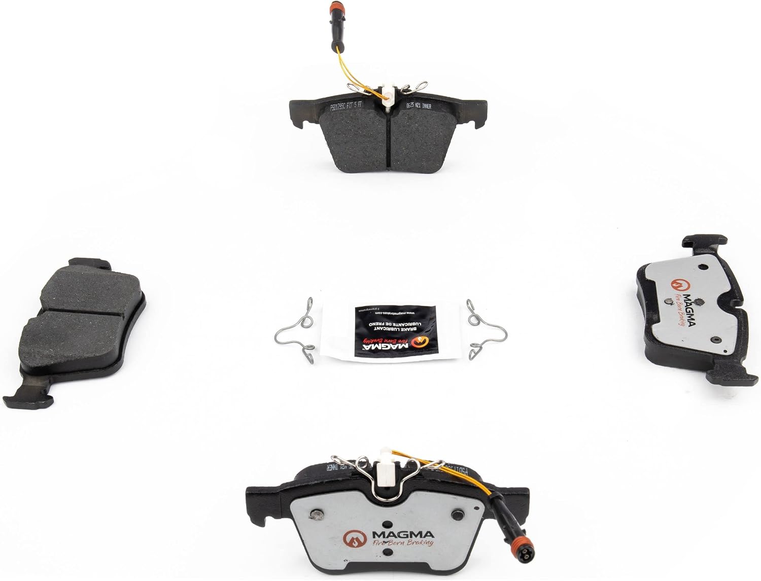 MAGMA Pro-Series PSD1795C Ceramic Brake Pads, Rear