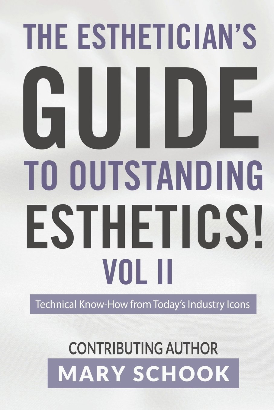 The Esthetician's Guide To Outstanding Esthetics Vol I: Techinical Know-How from Today's Industry Icons