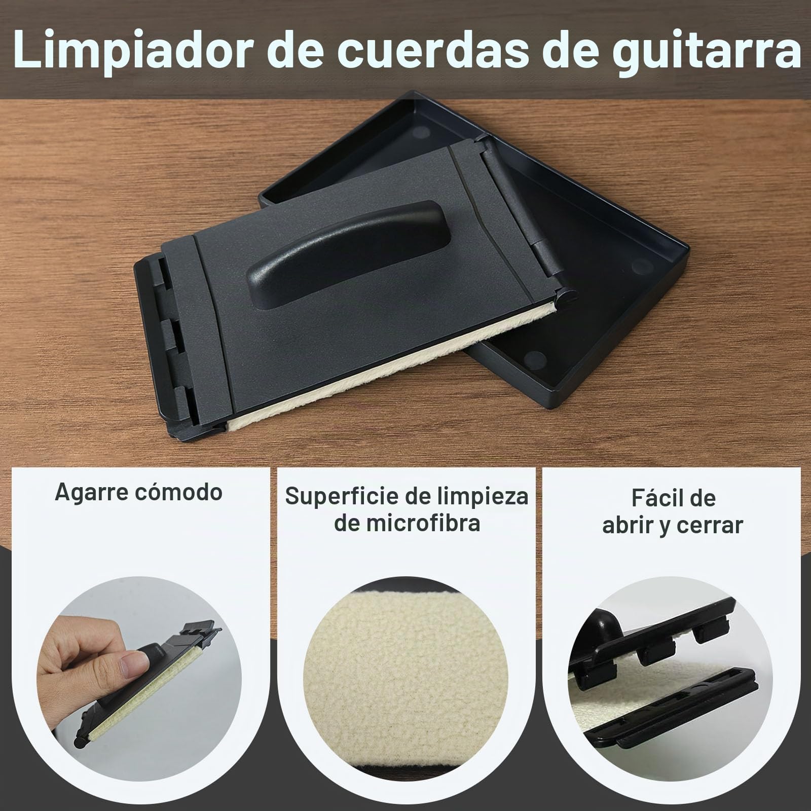 Kit Mantenimiento Guitarra 9 piezas, Kit Limpieza Guitarra: Fret Polish, Guitar Cleaning Solution, Fretboard Lemon Oil, Guitar String Cleaning & Polish