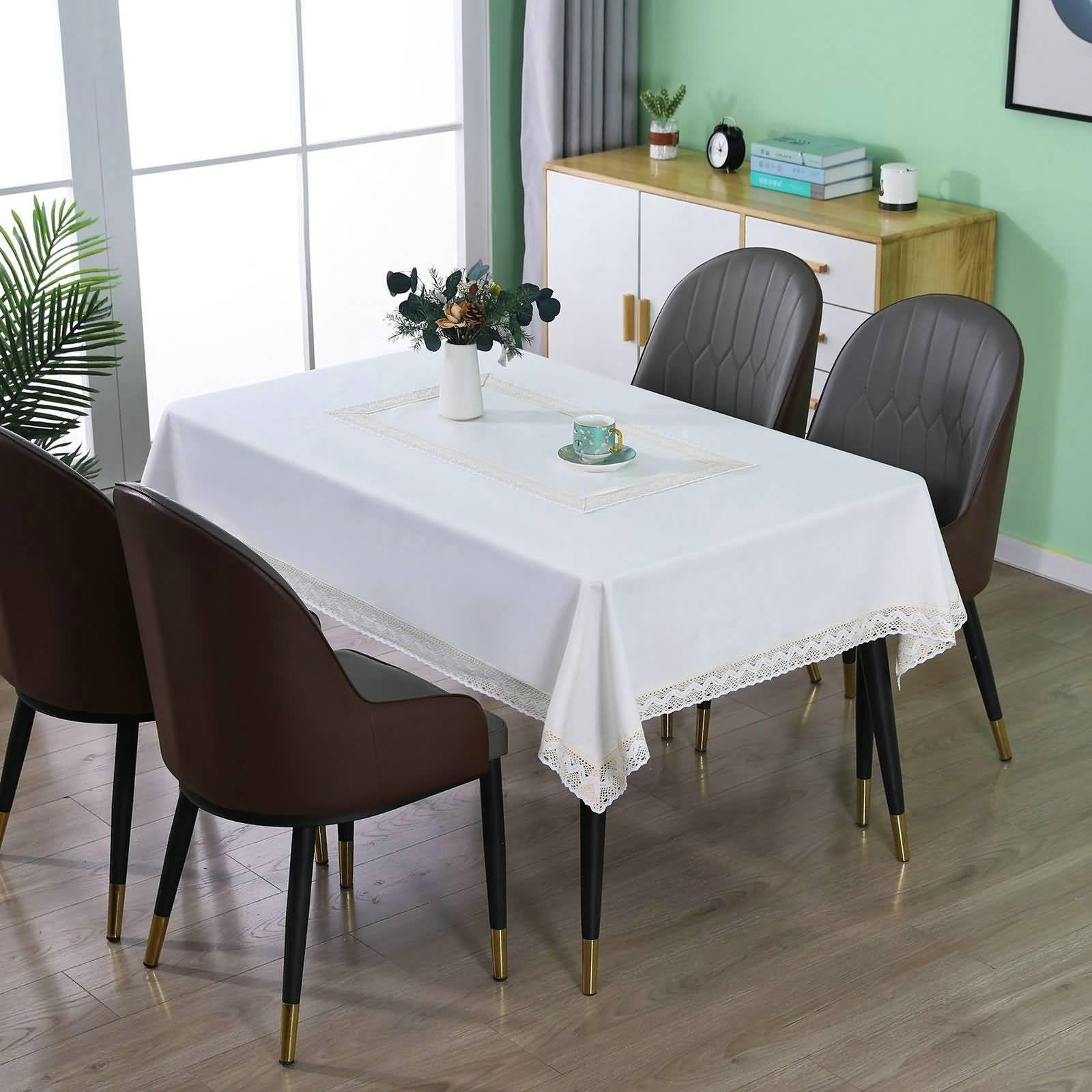 Tovaglia Rettangolare Cotone, Caffè, 110x160cm