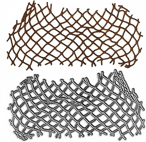 Miniatura 8 de Troqueles de corte de ladrillos irregulares, red de pared de rejilla troquelada, plantillas de metal para plantillas de plantillas para álbumes de