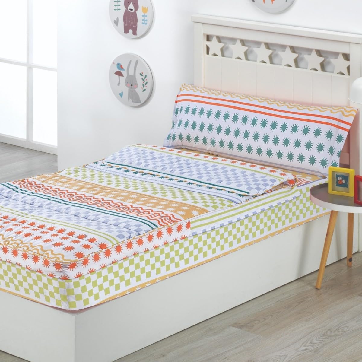 DHESTIA HOME Saco Nórdico Infantil 4 Estaciones con Cremallera Ajustable Marsella Color Único Talla Cama 90