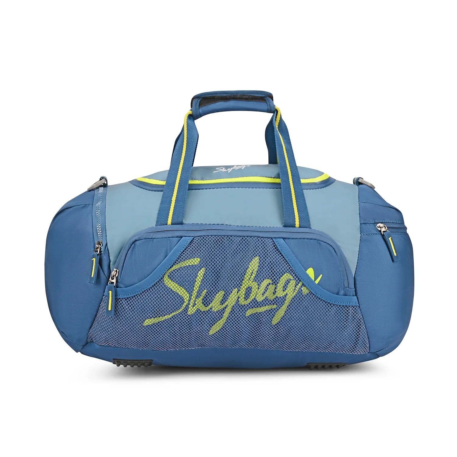 Athletix Unisex Gym Duffle Bag | 28L Travel Duffel for Men & Women | Lightweight Sports & Fitness Bag with Shoulder Strap (Blue)-image-31