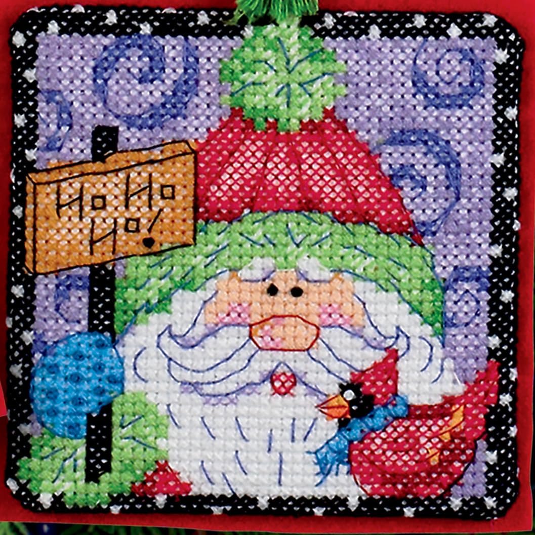 Dimensions Counted Cross Stitch Christmas Pals Ornament Kit, 6 pcs