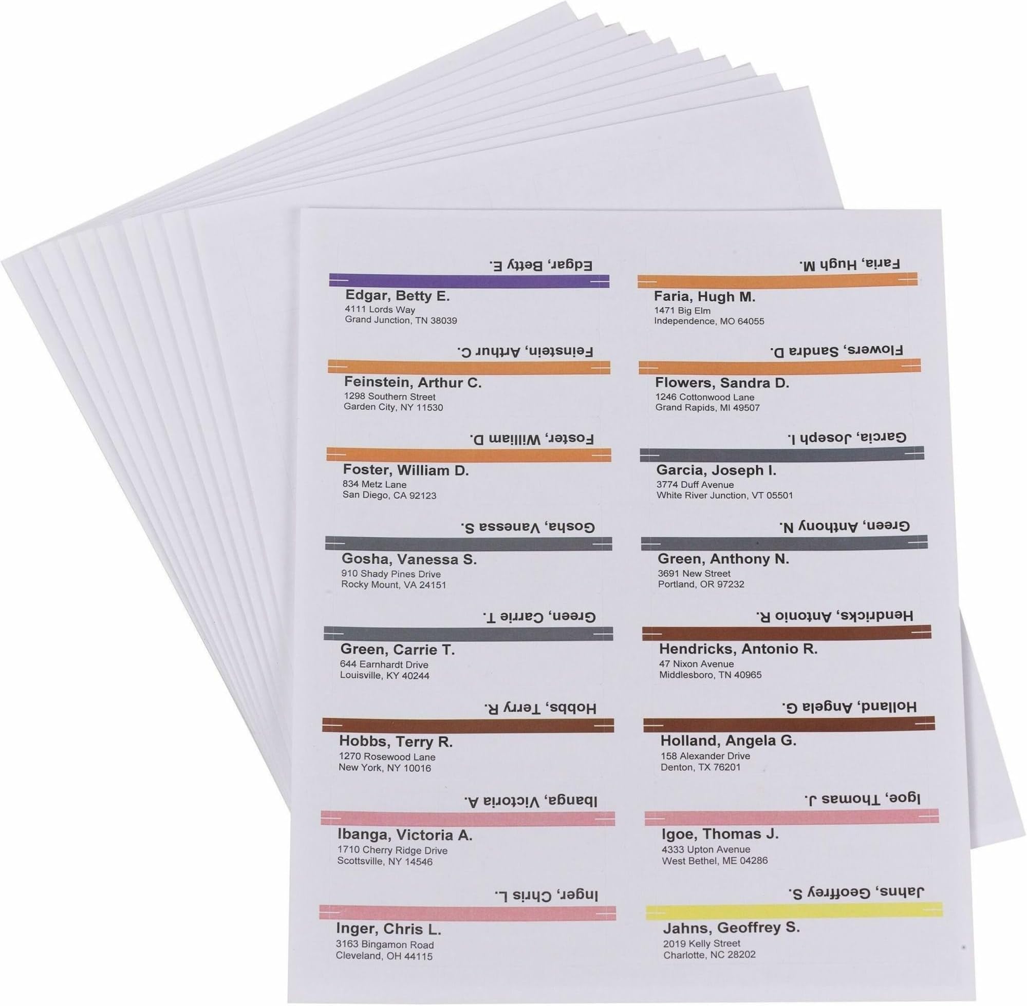 Smead Viewables Color Labeling System Refill Pack, 3 7/16" x 1 1/4", White, 160 per Pack (64915)