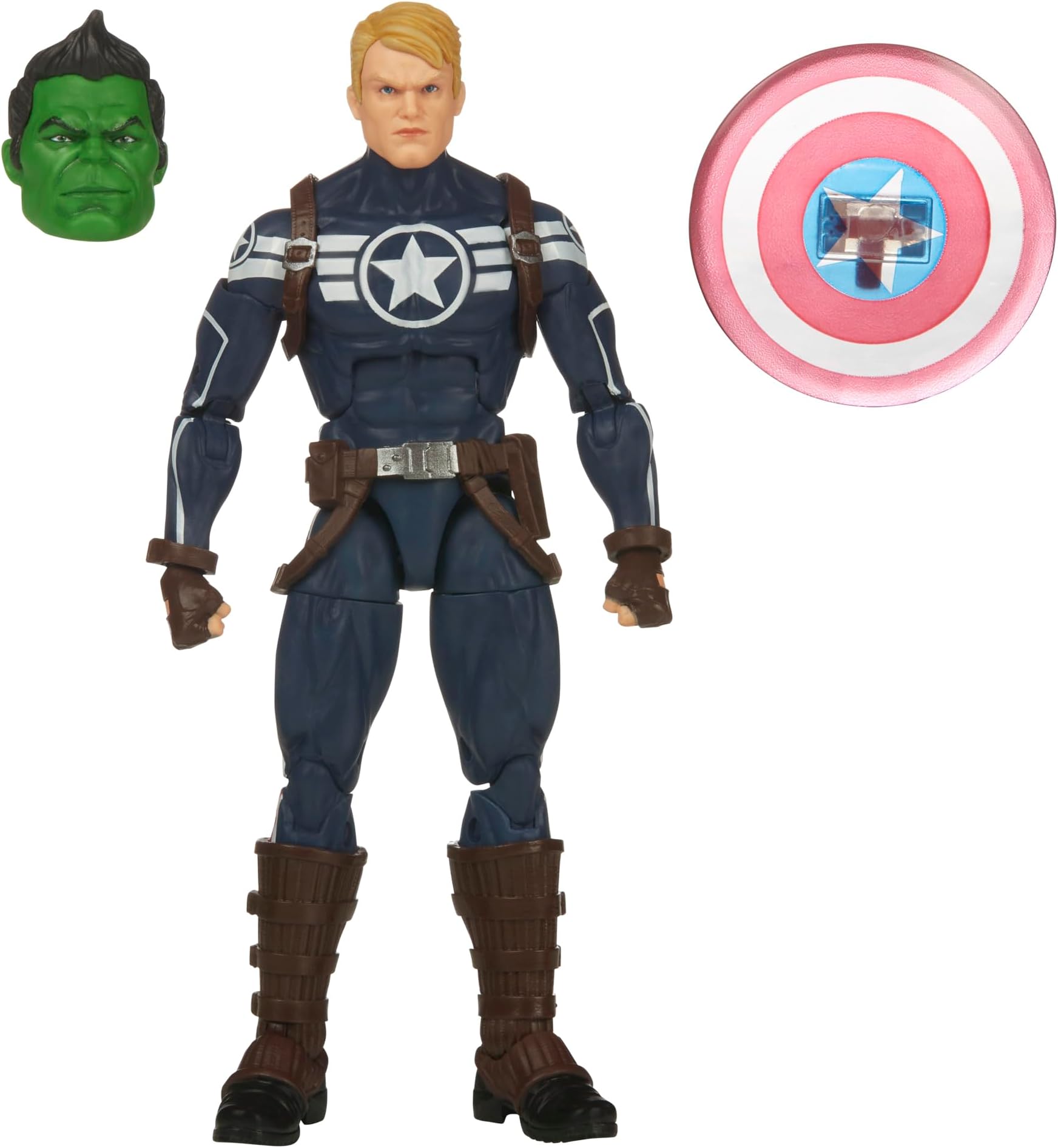 Marvel Hasbro Legends Series Comics Commander Rogers 6-Inch Action Figures,Small
