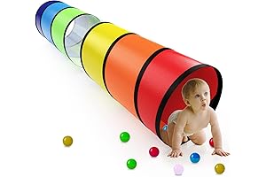 Rainbow Tunnel: Pop-Up Fun for Crawling Toddlers