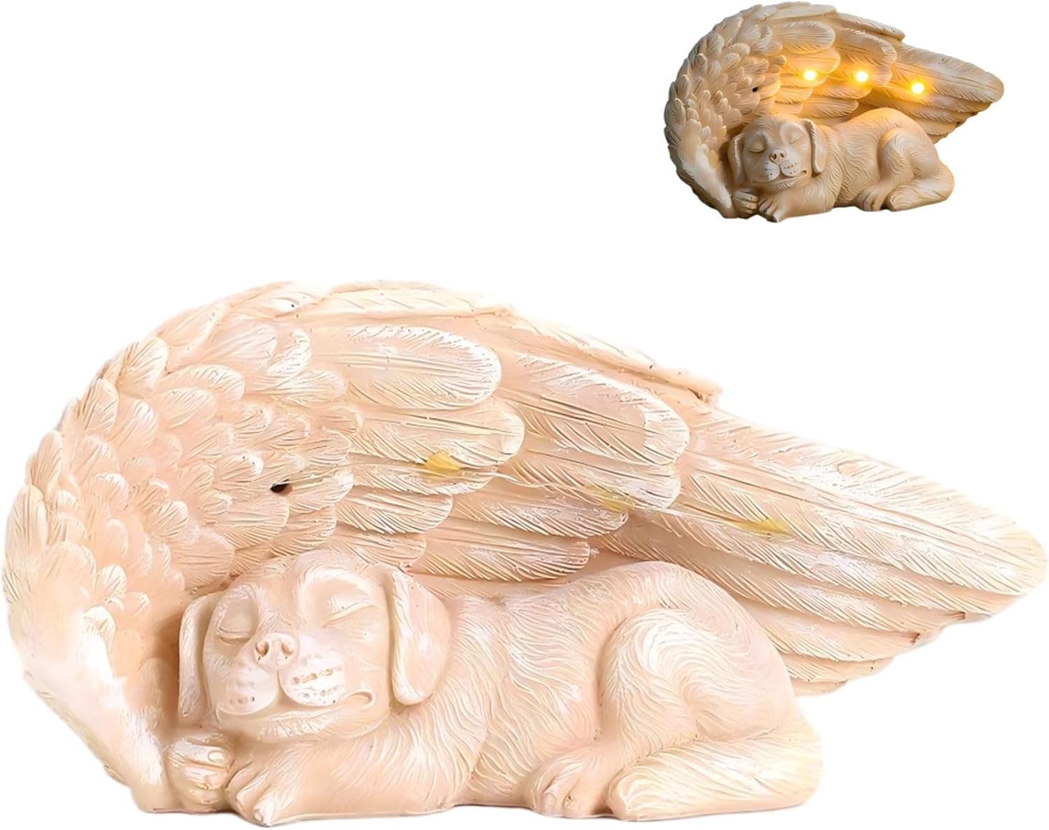 Dog Memorial Gifts​ – Dog Memorial Gifts for Loss of Dog, Pet Memorial​ – Forever My Guardian Angel Garden Solar Light & Pet Memorial Stone