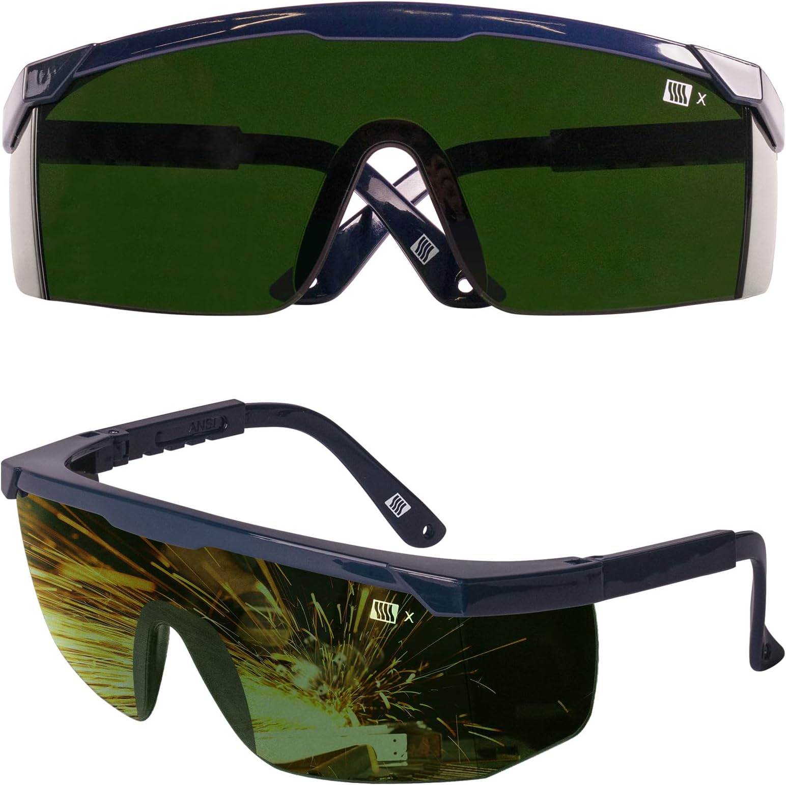 - LANON Welding Safety Glasses,IR Filter Shade 5.0 Lens,Anti-Scratch & Anti-Impact,ANSI Z87.1 Double-sided Antifog,Wrap-Around Protective Safety Goggles,UV Protection