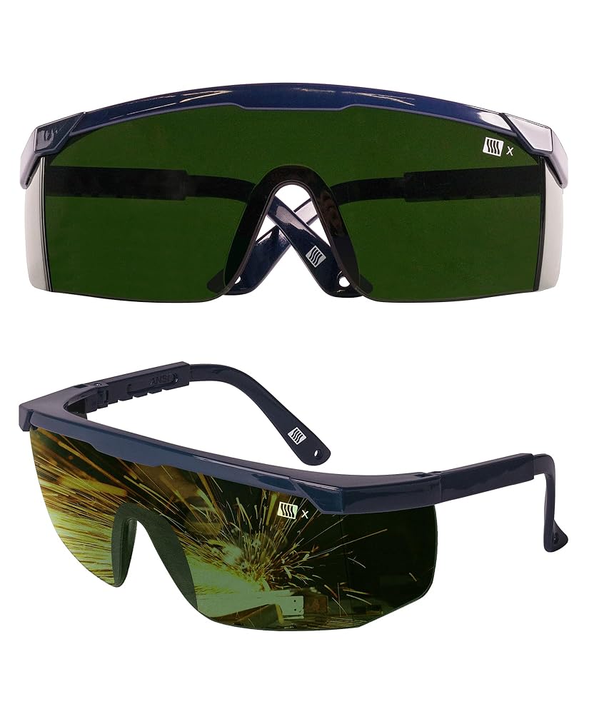 LANON Welding Safety Glasses,IR Filter Shade 5.0 Lens,Anti
