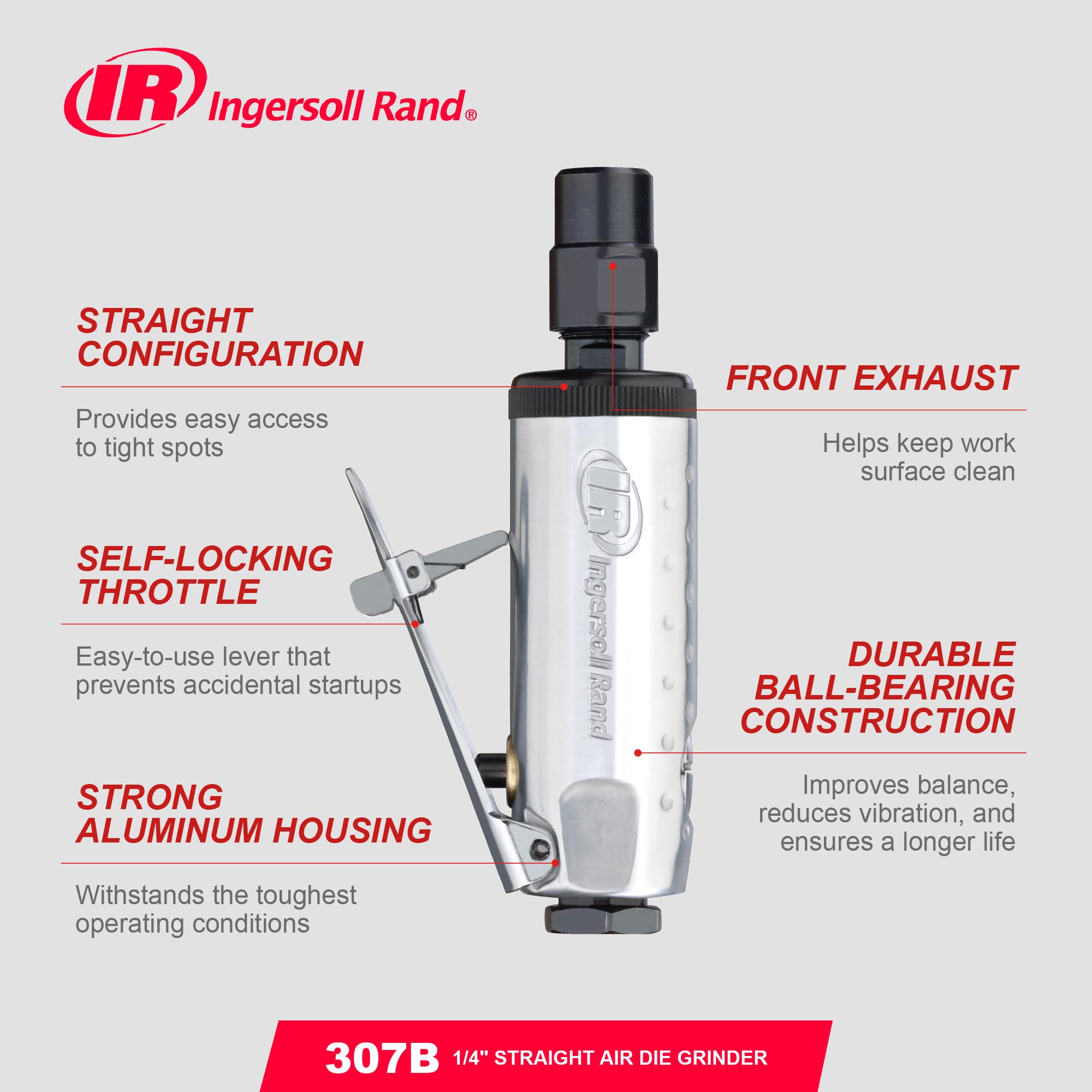 Ingersoll Rand 307B Air Die Grinder - Precision Power -6 Ingersoll Rand 307B Air Die Grinder - Precision Power -6
