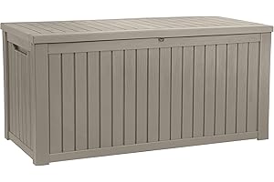 180 Gallon Large Outdoor Deck/Storage Box - 116 Gallon