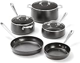 Amazon product image of All-Clad HA1 Hard Anodized Nonstick (8-Piece) Pots and Pans