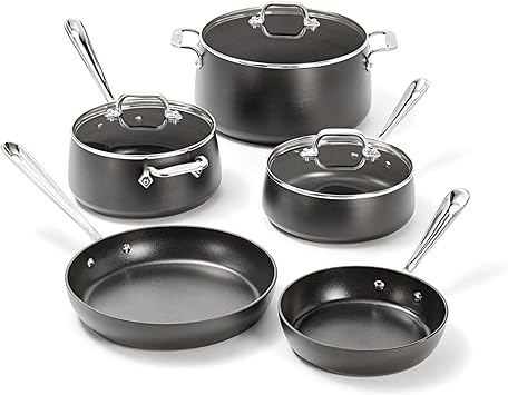 All-Clad HA1 Hard-Anodized Nonstick Cookware and Bakeware Set