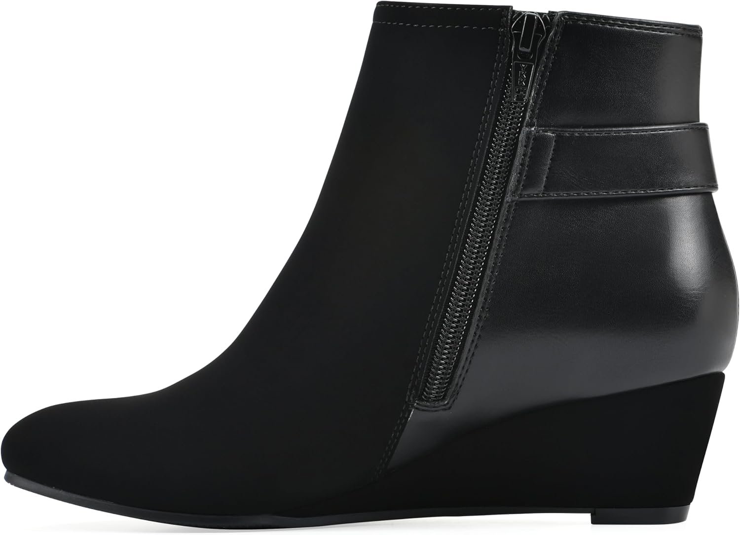 White Mountain Women's Chaise Wedge Ankle Bootie