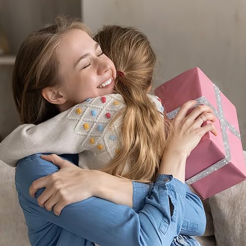 Miniatura 7 de Cinta autoadhesiva de diamantes de imitación de cristal, 3 yardas, cinta de diamantes de imitación con diamantes de imitación de 0.079 pulgadas para