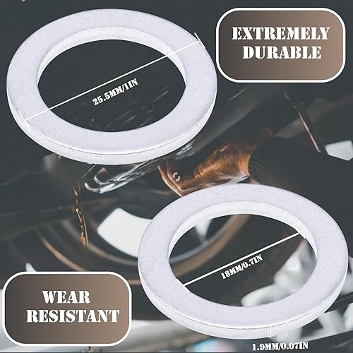 Vista 29 de 20 piezas de tapón de drenaje de aceite de motor de repuesto para M16 11137546275 Anillo de junta para MINI Cooper, R56, Clubman, Cabrio, Coupé