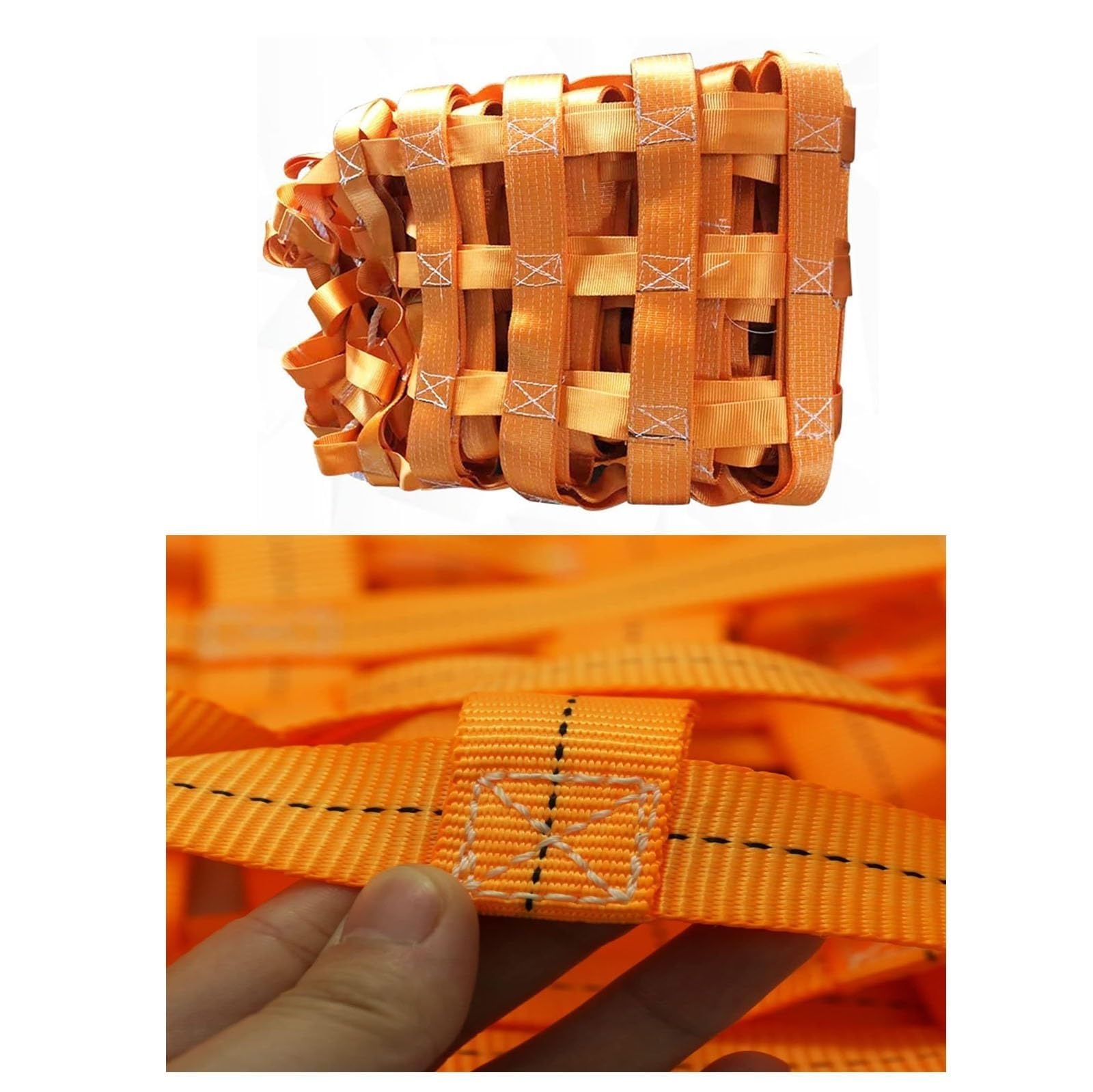 Flexibles C-Netz – Sicherheits-Hebenetz aus C-Netz, flaches Nylon-Hebenetz, Hebenetz für industrielle Be- und Entladearbeiten an Werkzeugen und für Gartenkletterarbeiten (1,5 m x 1,5 m / 10
