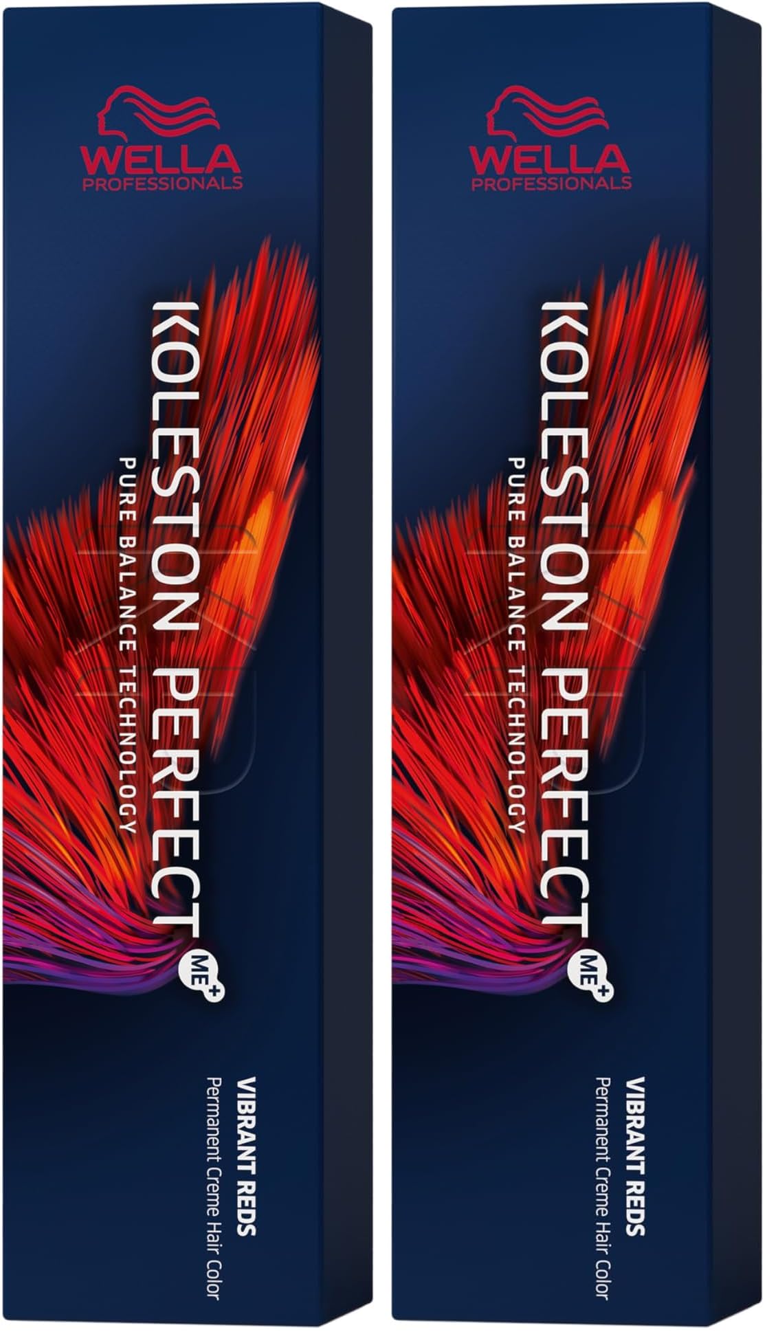 Wella Professionals Koleston Perfect Vibrant Reds - Permanente Haarfarbe - Professionelle Coloration mit bis zu 100% Grauabdeckung & Me+ Farbtechnologie – 55/46 Hellbraun Intensiv Rot‑Violett, 60ml