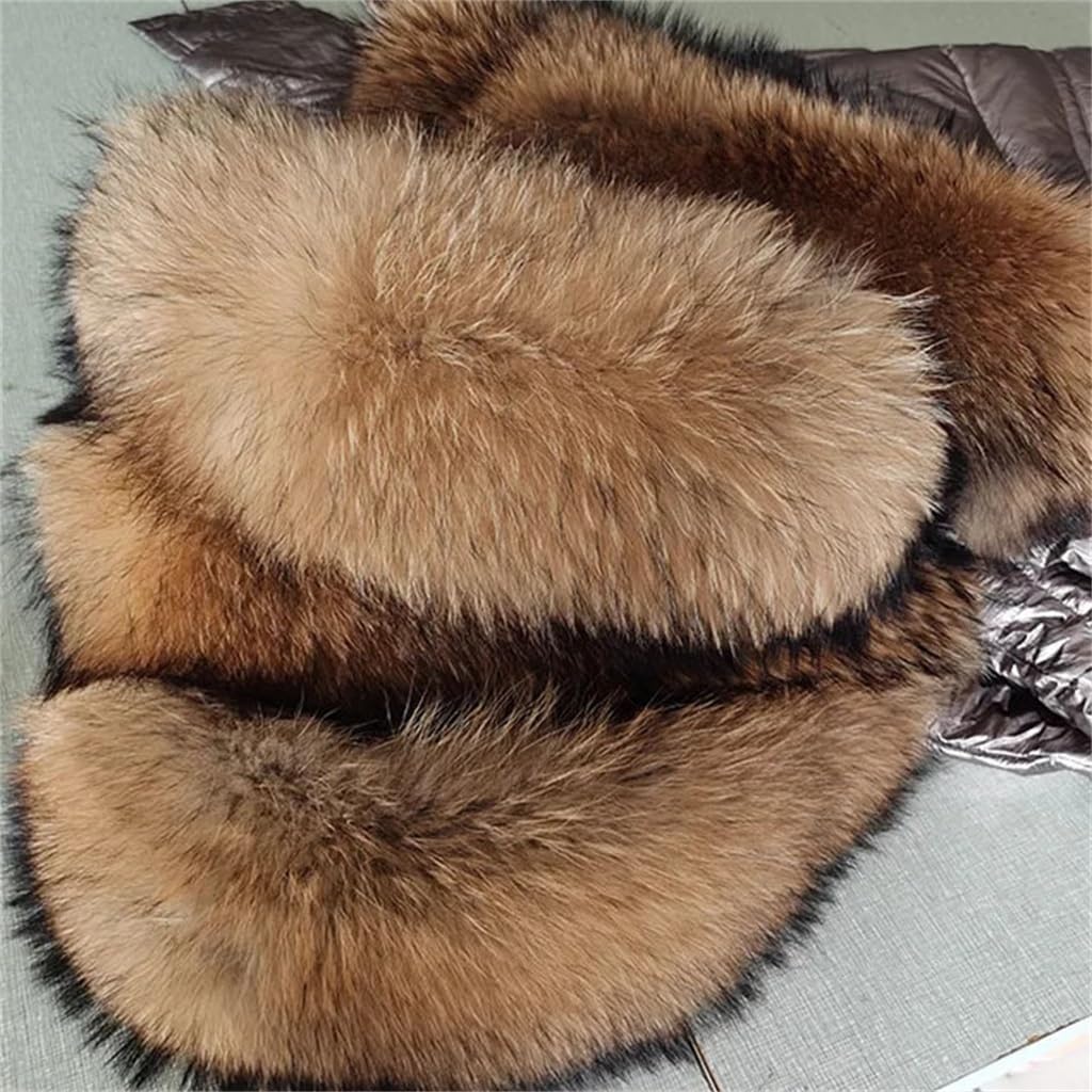 Winter Women's Short Top Hair Collar Waterproof Thickened Warm Down Jacket