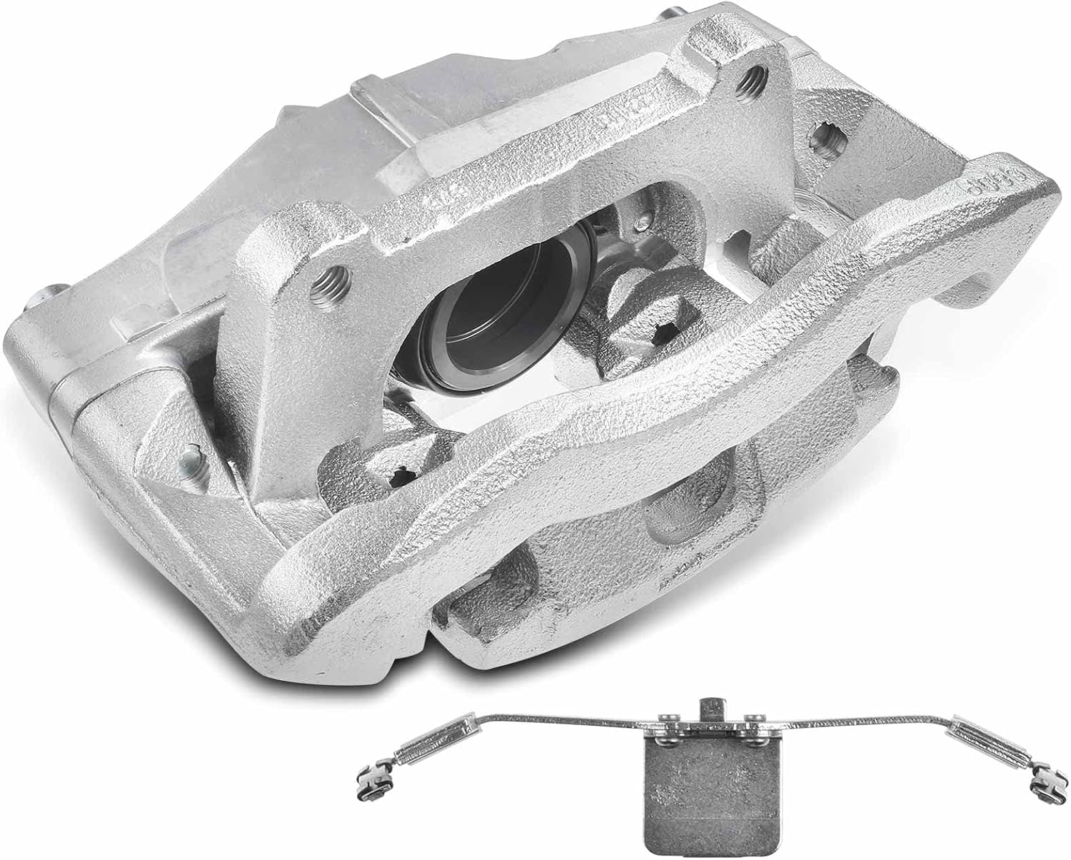 A-Premium Disc Brake Caliper Assembly with Bracket Compatible with Select Volvo Models - S60 2008, XC90 2003-2004/2010-2014 - Front Left Driver Side