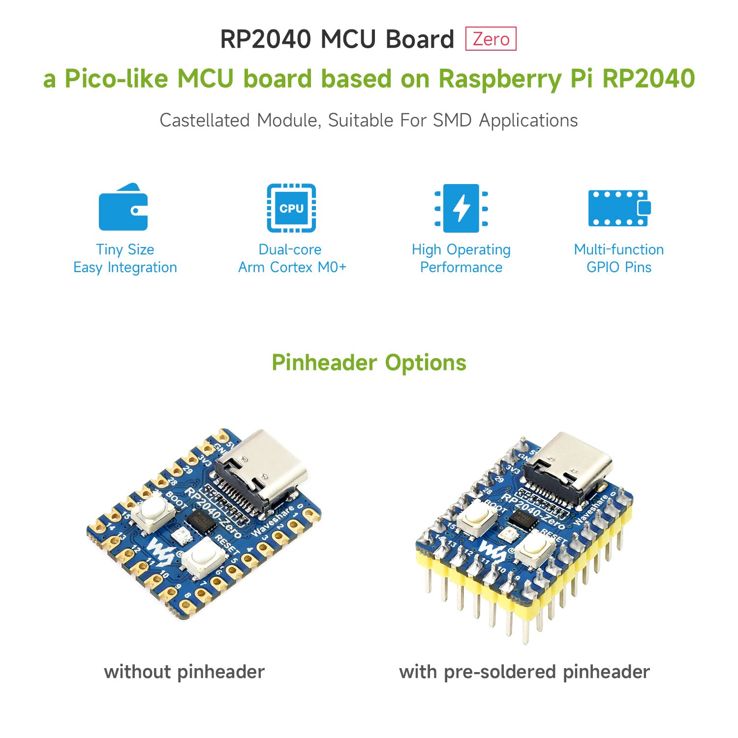 RP2040-ETH Mini Development Board - HiTechChain - View #6