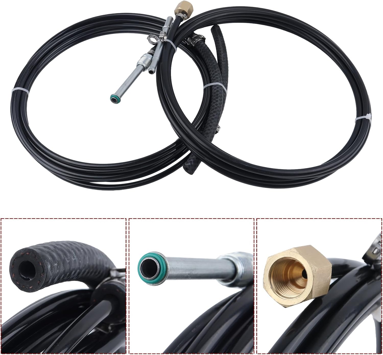 MUCO Nylon Fuel Lline kit NFR0013 Fuel Lines Kit For 1988-97 Chevrolet GMC C K Trucks Gas Engine Supply Return & Vapor