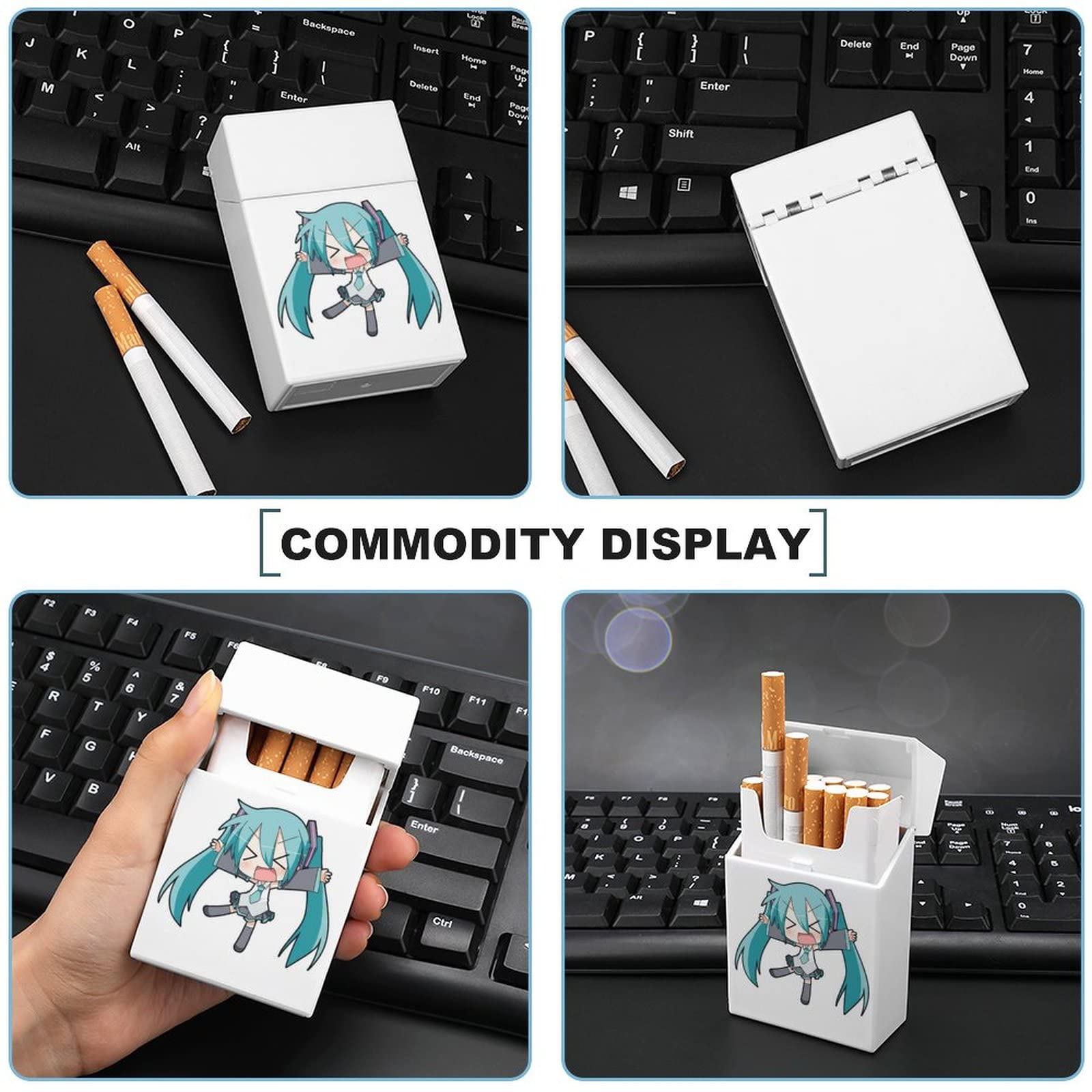 Amazon | 初音 ミク タバコケース 軽量 シガレットケース たばこケース