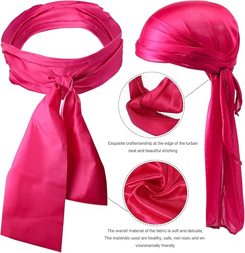 Miniatura 4 de Yewong Juego de accesorios de disfraz de capitán pirata, juego de accesorios de pirata de cola larga, medieval, renacentista, banda grande, juego de