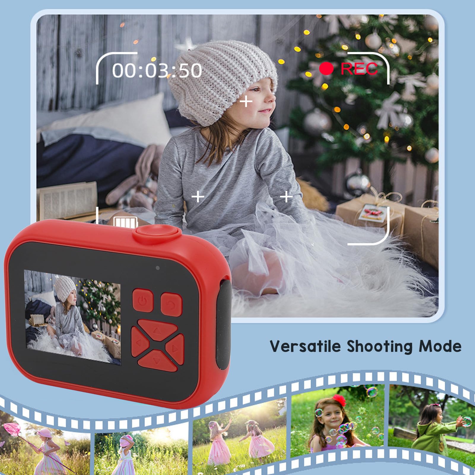 Appareil Photo Numérique Compact 24MP HD avec Mise au Point