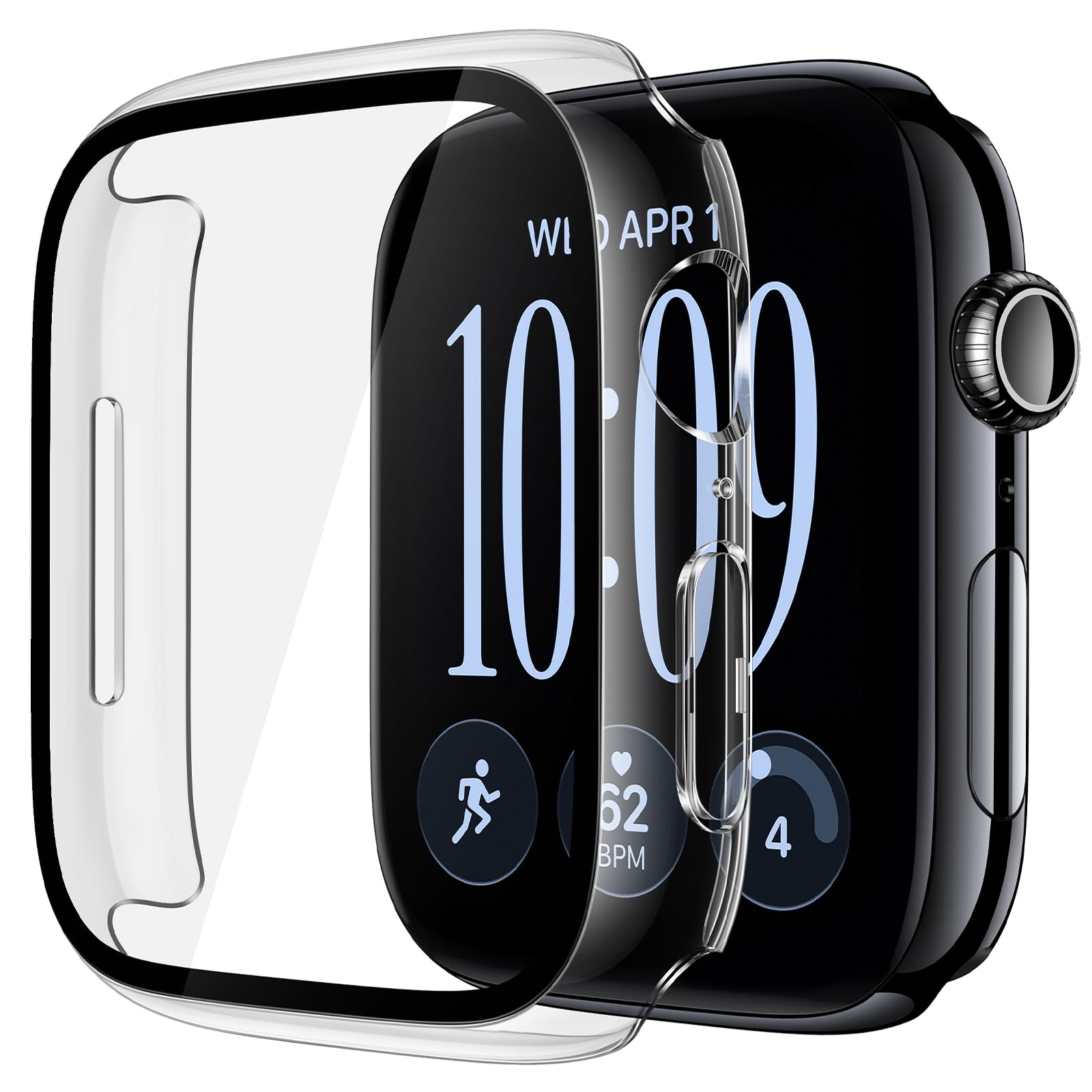 Misxi Case with Screen Protector for 46mm Apple Watch Series 12