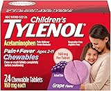 Children's Tylenol Chewables with 160 mg Acetaminophen, Pain...