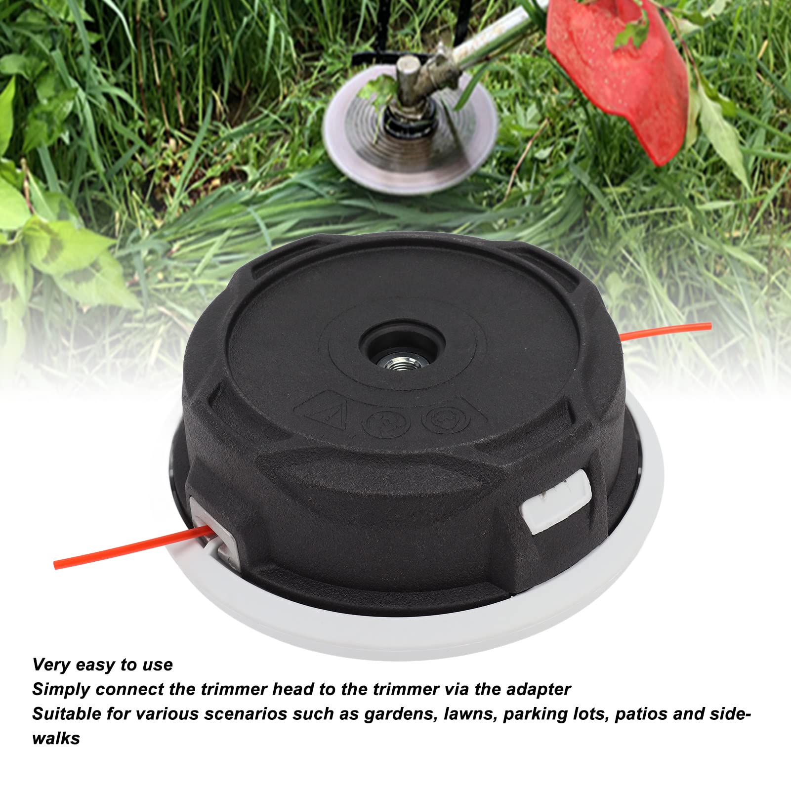 Cabezal De Corte De Césped, Desbrozadora de Hilo Cabezal de Desbrozadora ABS Universal, M14x1.0MM 16cm Cabezal Desbrozadora Para Herramientas De Jardín ST 4002 710 2170 FS106 FS108 FS120 FS130 FS200