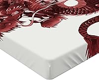 Vista 245 de Ambesonne - Sábana bajera ajustable multicolor, en colores y tres tamaños Azul y gris